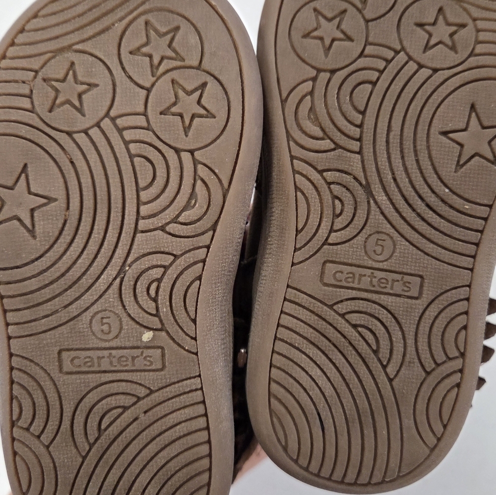 Carters Toddler Girl Boots Size 5 - Picture 3 of 4